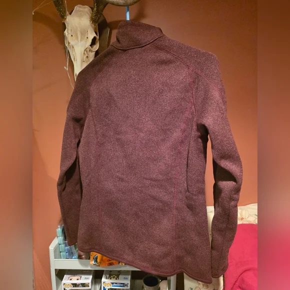 Patagonia Women's Better Sweater Jacket Dark Ruby Medium - Picture 2 of 3